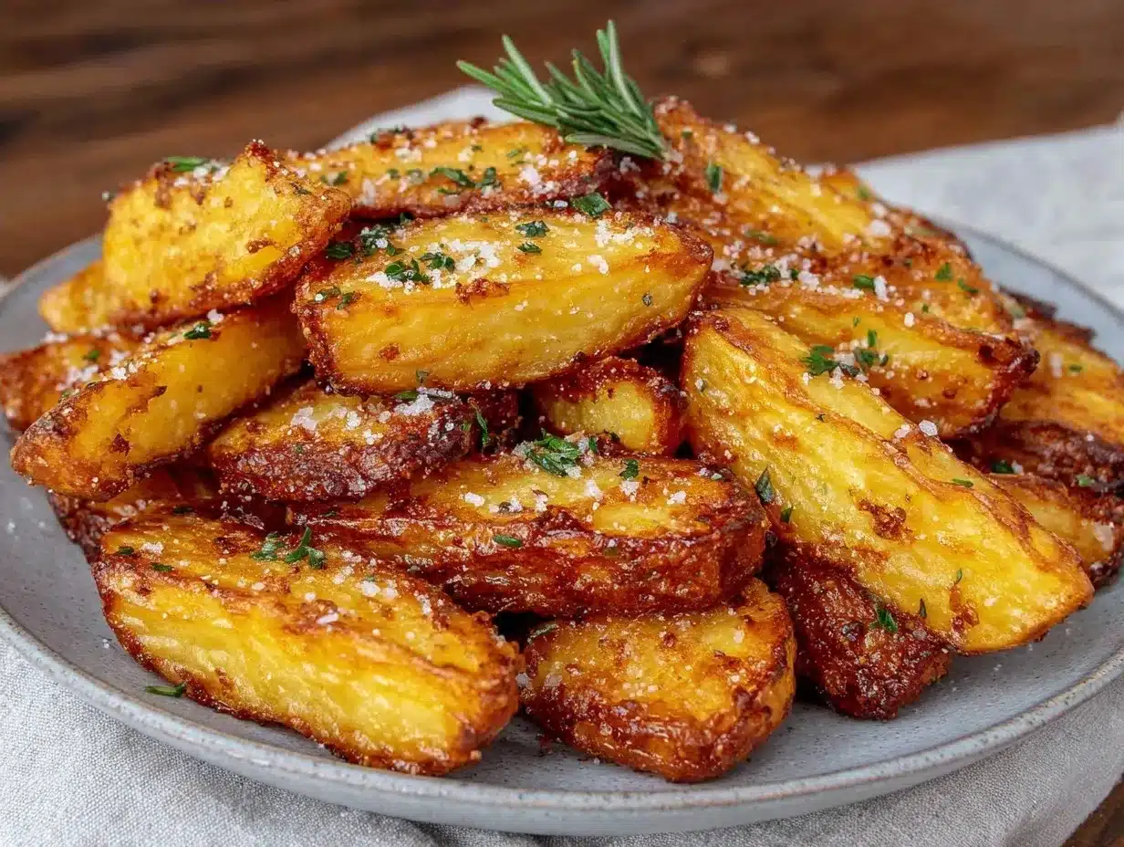 Airfryer Pommes ohne Öl: Knusprig & Günstig für die Familie 4 Airfryer Pommes ohne Öl preparation steps