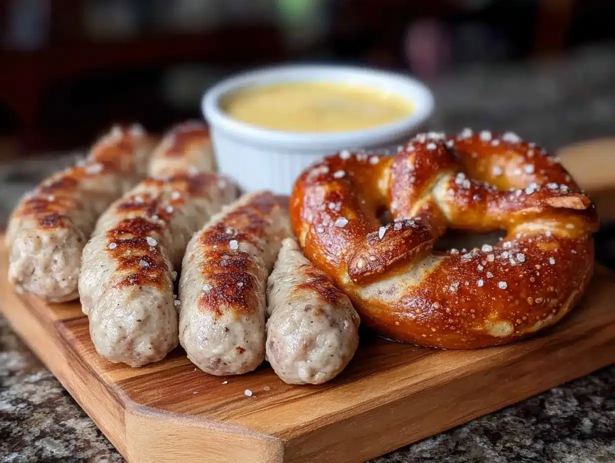Budget Weißwurst: 3 Zutaten für Familie 4 Budget Weißwurst preparation steps