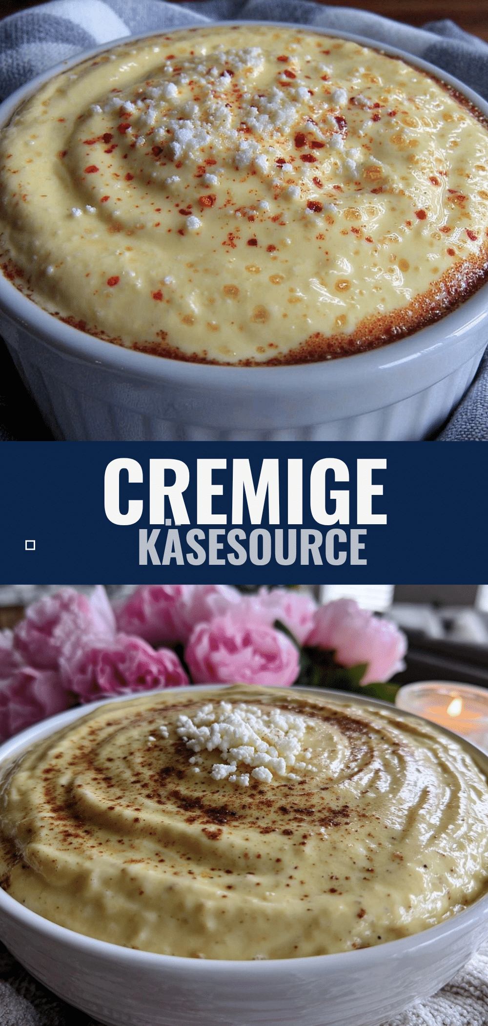Cremige Käsesauce: 4 Zutaten & Tipps 5 cremige Käsesauce recipe