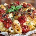 cremiger Feta-Nudelauflauf mit Tomaten - featured image