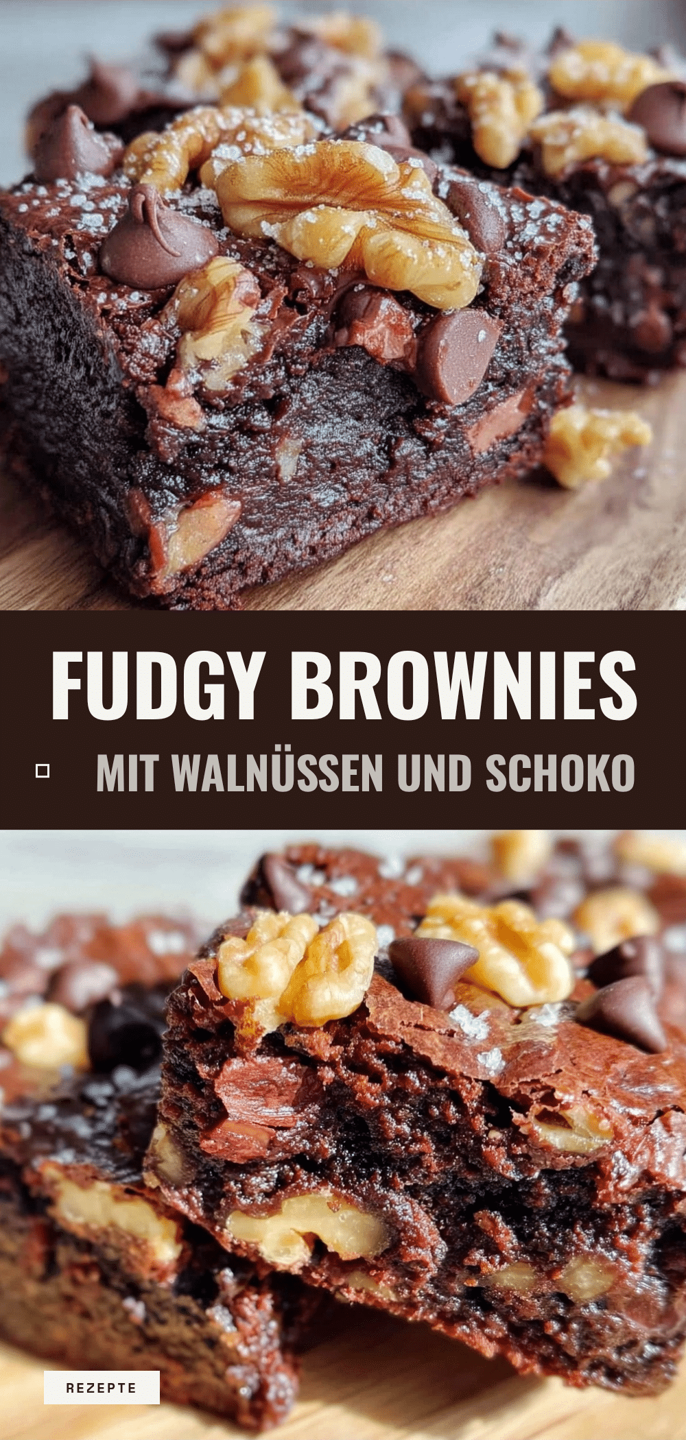 Einfache Fudgy Brownies mit Walnüssen: Günstig & Kindgerecht 5 Einfache Fudgy Brownies mit Walnüssen recipe