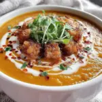 einfache Hokkaido Kürbissuppe mit Curry - featured image