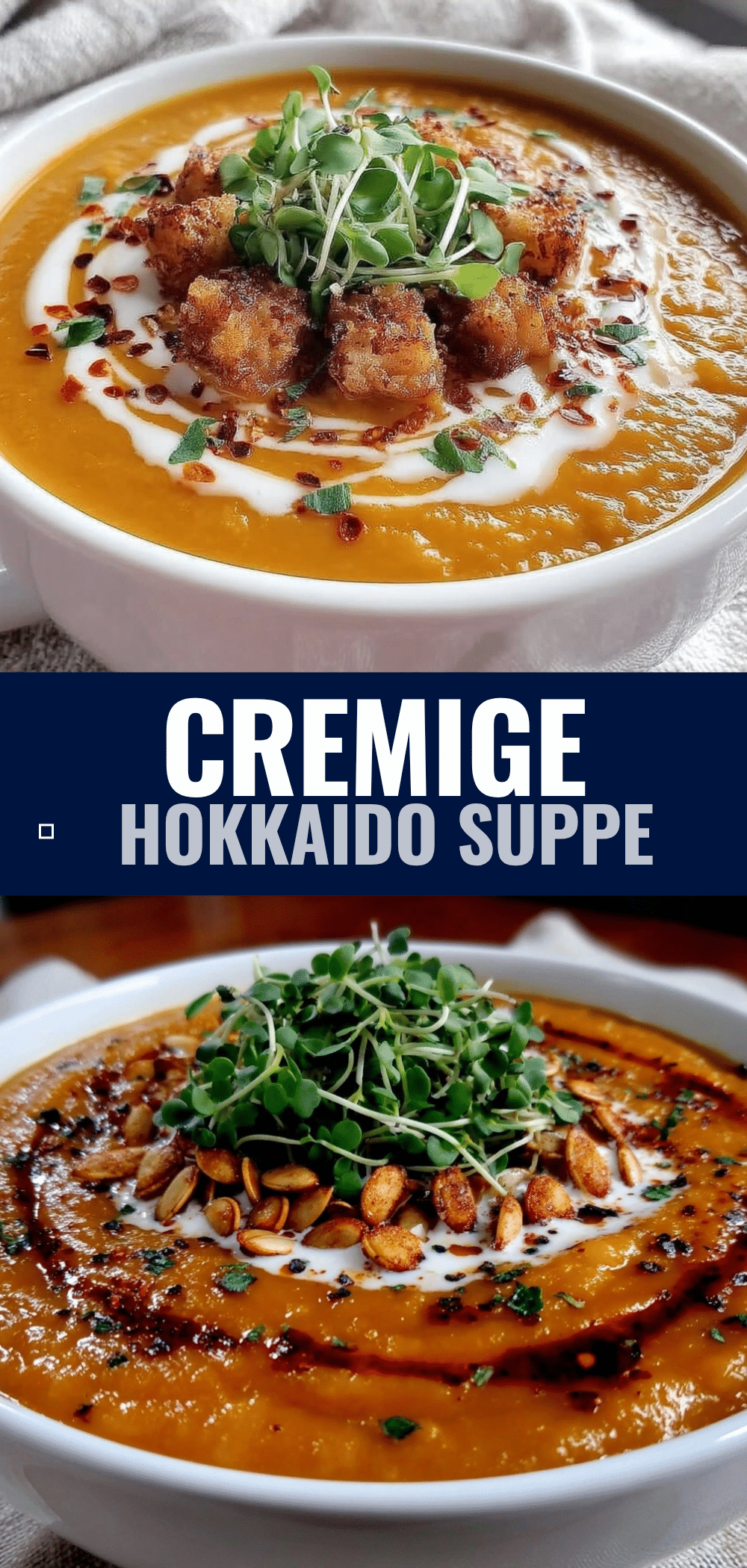 Einfache Hokkaido Kürbissuppe mit Curry: 3 Zutaten, günstig & perfekt für die Woche 5 einfache Hokkaido Kürbissuppe mit Curry recipe