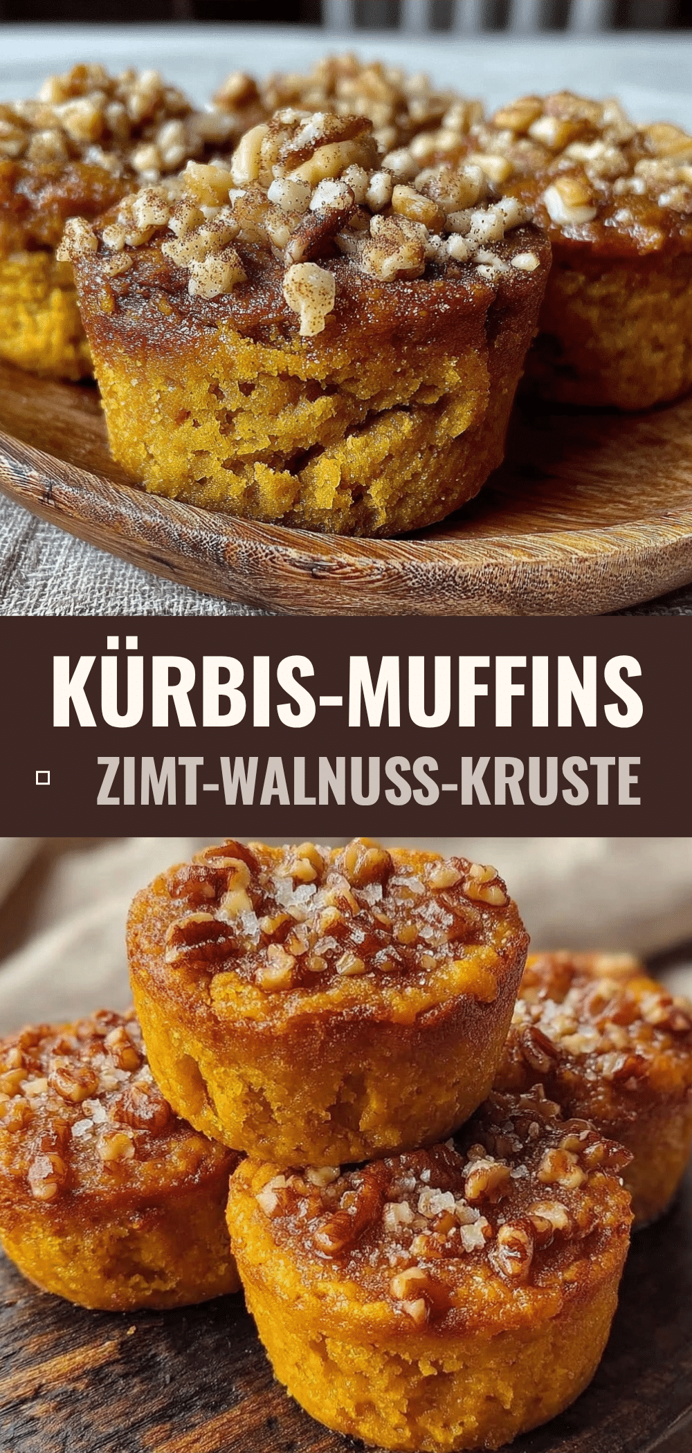 Einfache Kürbis-Muffins mit Walnuss: 5 günstige Familienrezepte 5 einfache Kürbis-Muffins mit Walnuss recipe