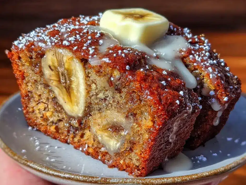 Einfacher Saftiger Bananenkuchen ohne Mixer - featured image