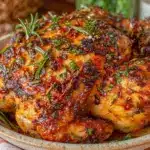 einfaches Ofenhähnchen mit Kräutern - featured image