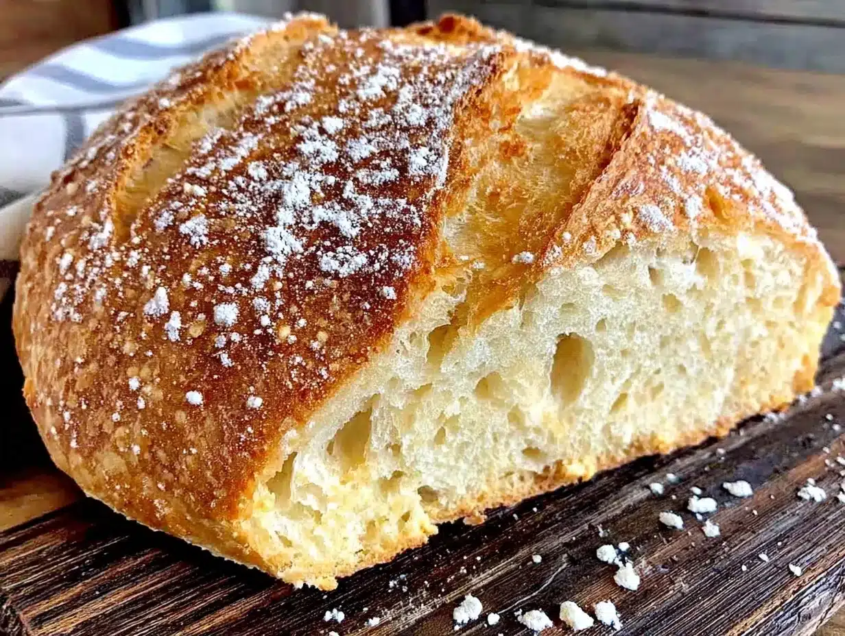 Einfaches Sauerteigbrot ohne Starter: Budgetfreundliches Rezept 4 Einfaches Sauerteigbrot ohne Starter preparation steps