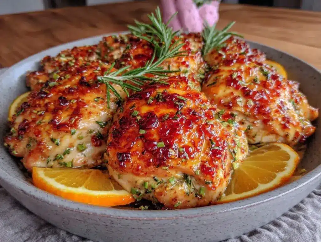 Einfaches Zitronenhähnchen aus dem Ofen - featured image