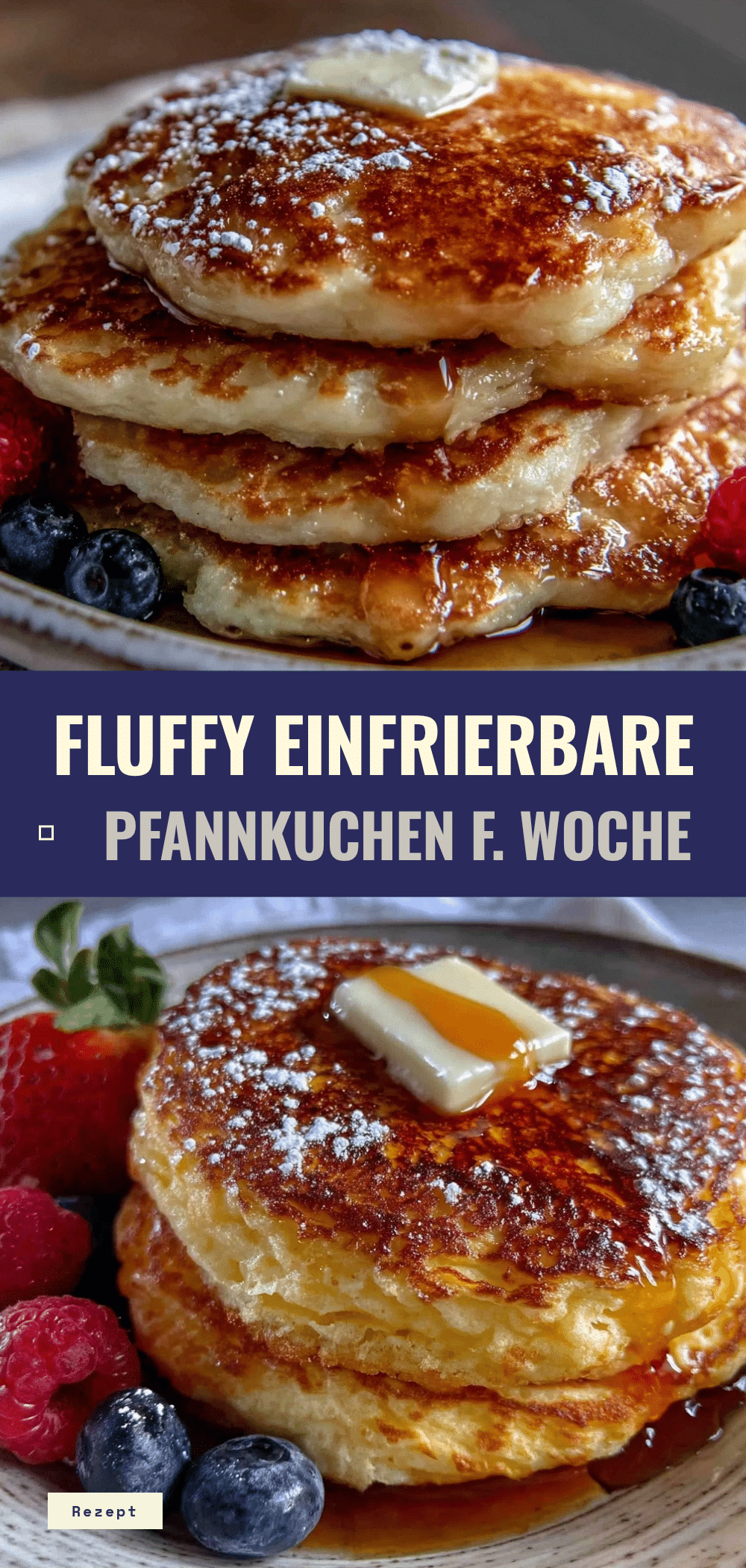 Einfrierbare Pfannkuchen: 5 Schritte zum günstigen Meal Prep 5 einfrierbare Pfannkuchen recipe