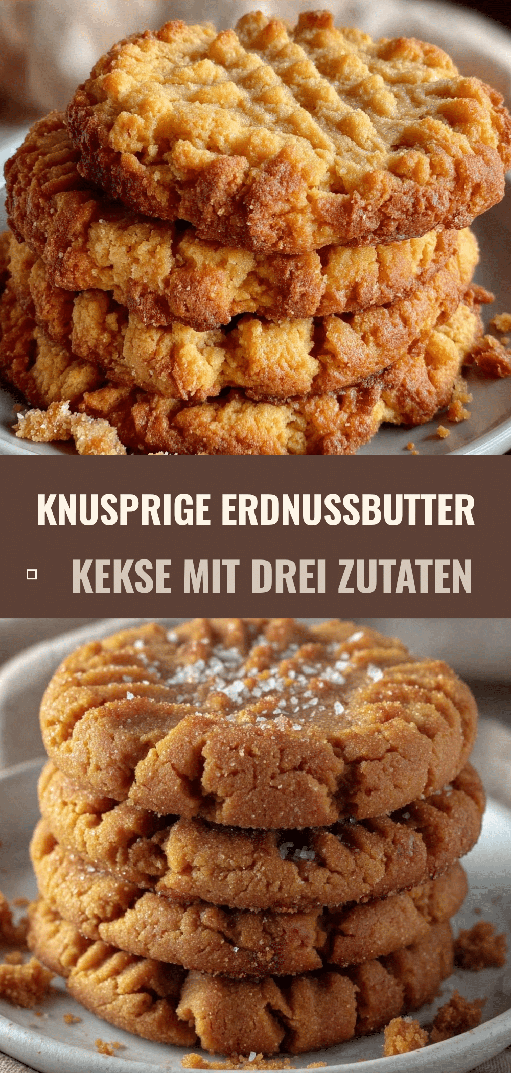 Einfache Erdnussbutter Kekse: 15 Min. Budget-Rezept 5 Erdnussbutter Kekse recipe