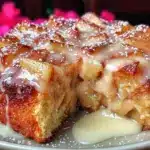 Gedeckter Apfelkuchen mit Vanillecreme - featured image