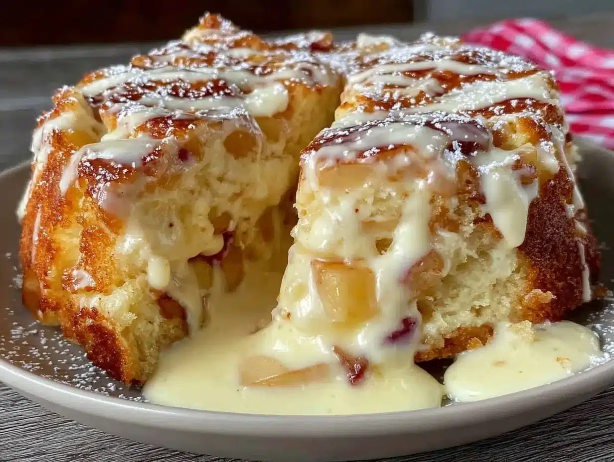 Gedeckter Apfelkuchen mit Vanillecreme: Budget-Freundlich & Kindersicher 4 Gedeckter Apfelkuchen mit Vanillecreme preparation steps