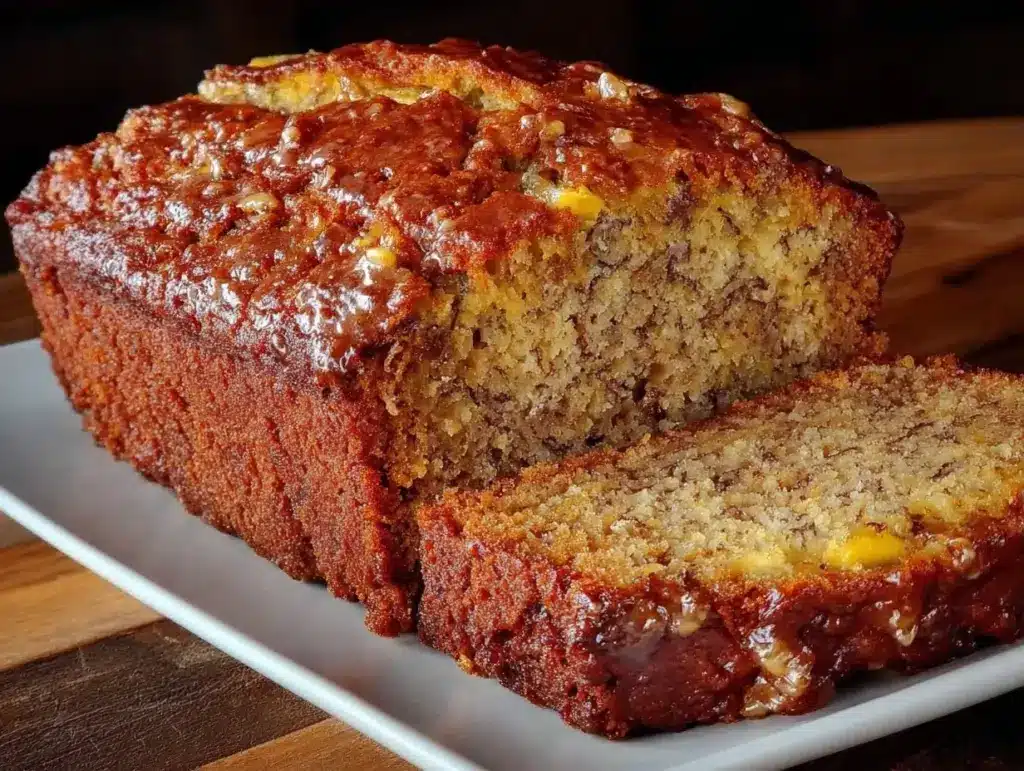 glutenfreies Bananenbrot mit Mandelmehl - featured image