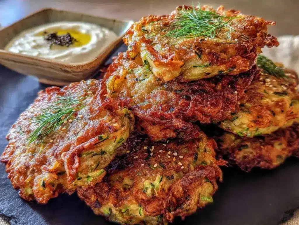 Günstige Zucchini-Puffer - featured image