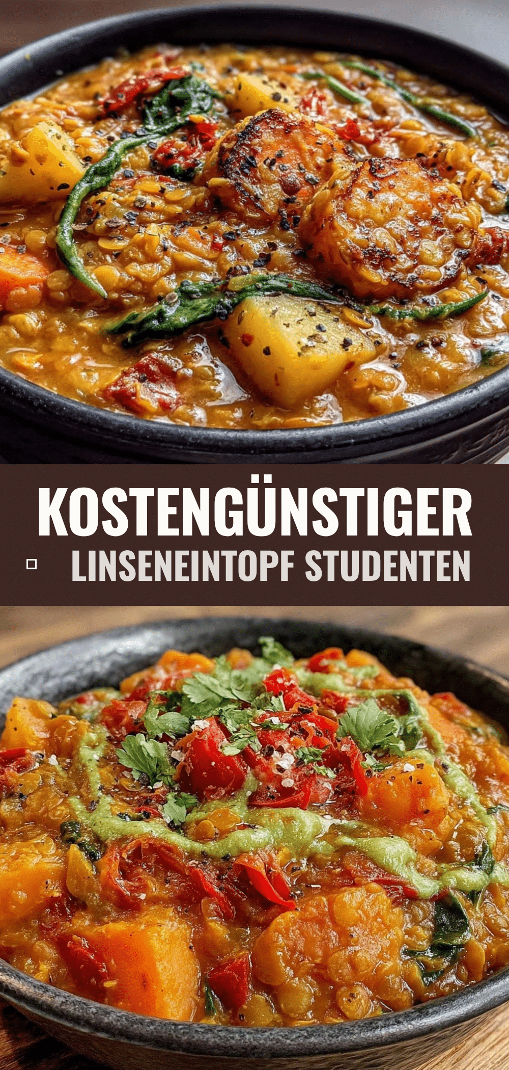 Günstiger Studenteneintopf mit roten Linsen: Perfekt für 20 Min 5 Günstiger Studenteneintopf mit roten Linsen recipe