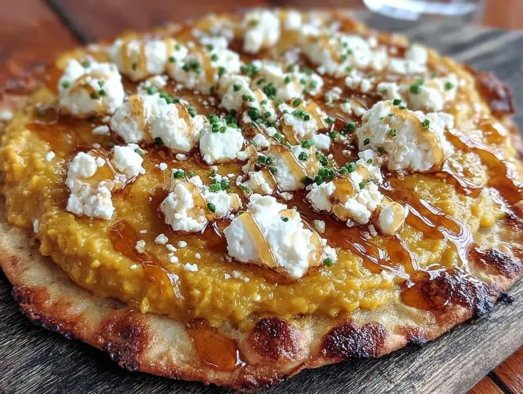 Herbst Kürbis Flammkuchen - featured image