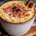 Herbstlicher Kürbis-Chai Latte mit Zimt - featured image