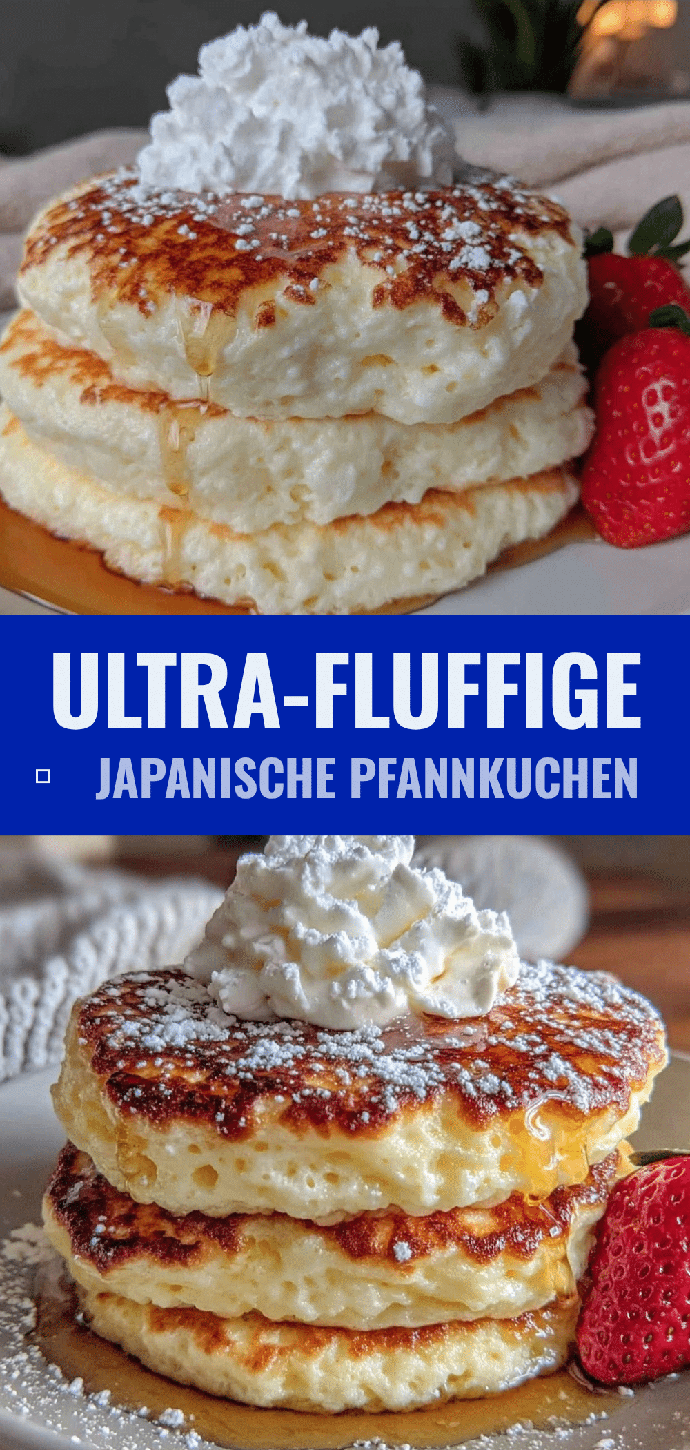 Japanische Soufflé-Pfannkuchen: Fluffig & Günstig 5 Japanische Soufflé-Pfannkuchen recipe
