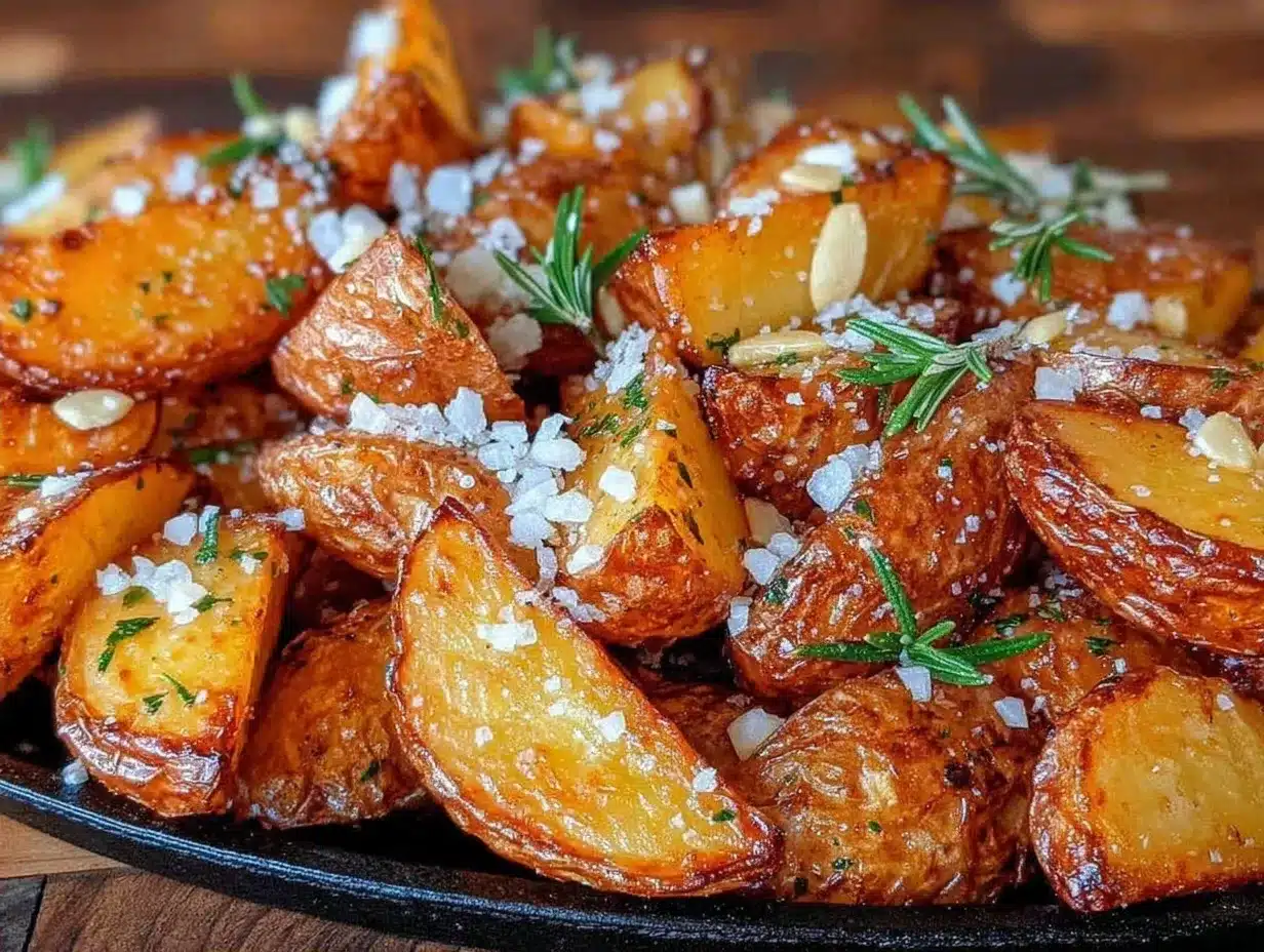 Knusprige Ofenkartoffeln mit Rosmarin: Günstig & perfekt für die Familie 4 knusprige Ofenkartoffeln mit Rosmarin preparation steps