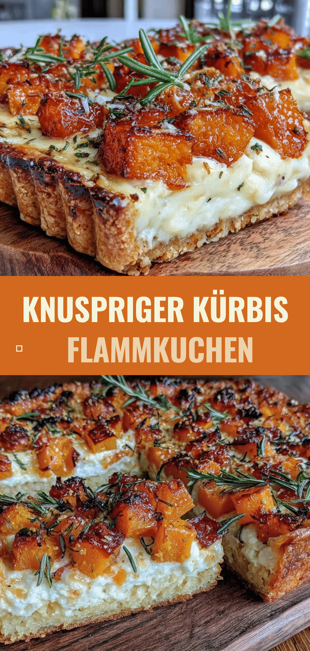 Kürbis-Flammkuchen: 15 Min. Budget-Rezept 5 Kürbis-Flammkuchen recipe