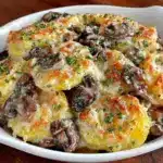 laktosefreier Kartoffelauflauf mit Pilzen - featured image