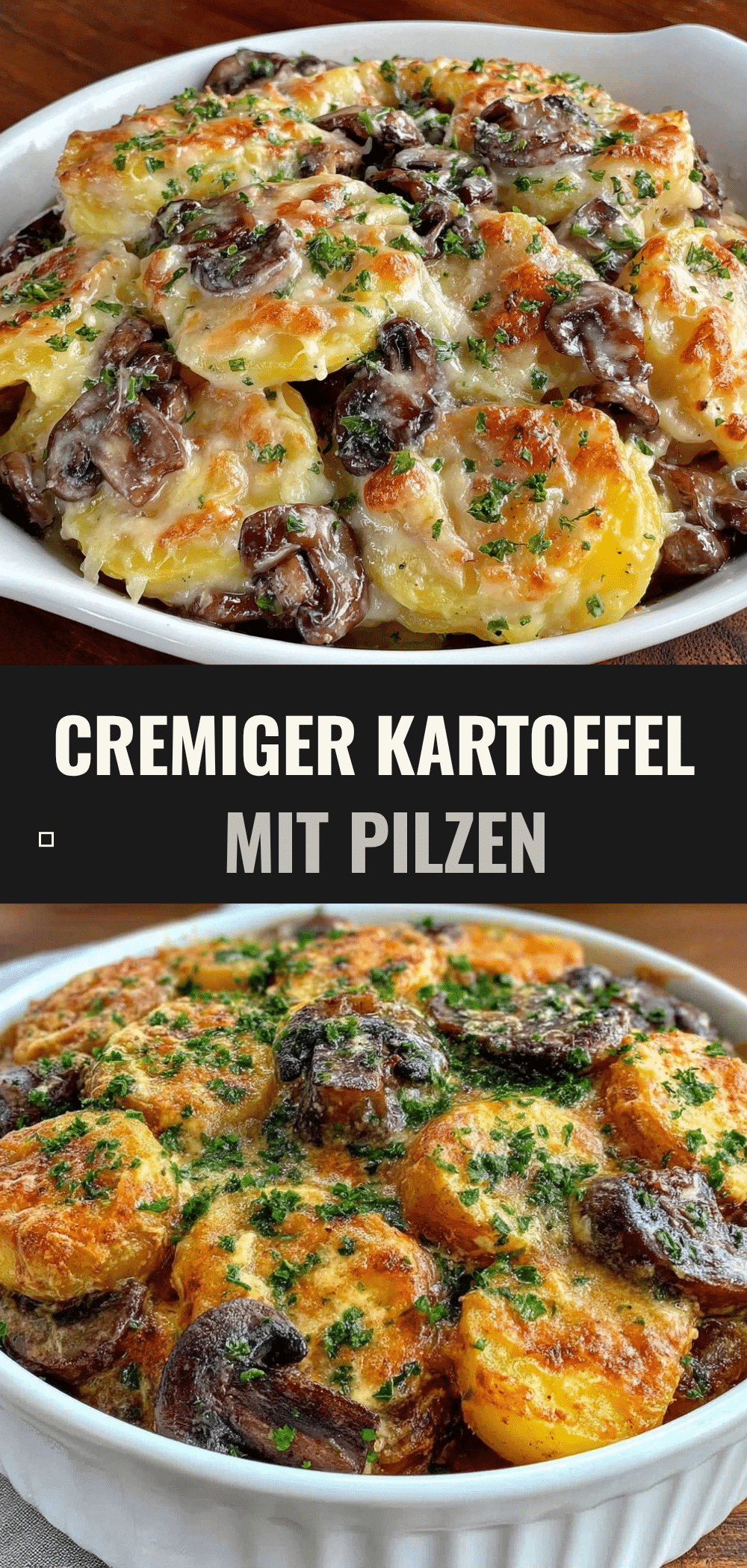 Laktosefreier Kartoffelauflauf mit Pilzen: 5 einfache Schritte 5 laktosefreier Kartoffelauflauf mit Pilzen recipe