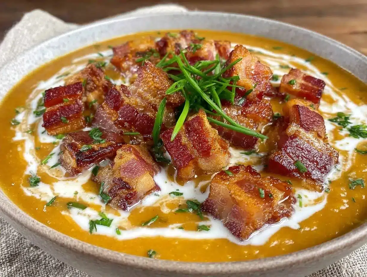 Linsensuppe: 5 € Herbstrezept mit Speck 4 Linsensuppe mit Speck preparation steps