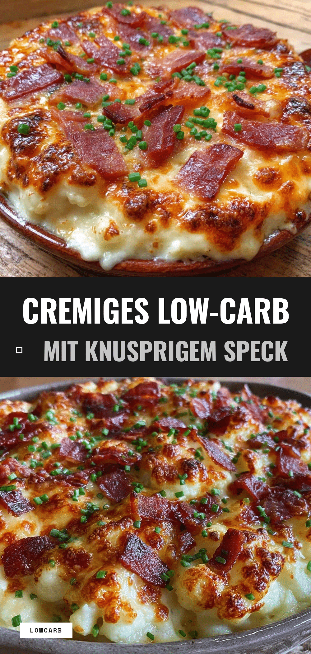 Low-Carb Blumenkohlgratin mit Speck: Günstig, Schnell & Familienfreundlich 5 Low-Carb Blumenkohlgratin mit Speck recipe