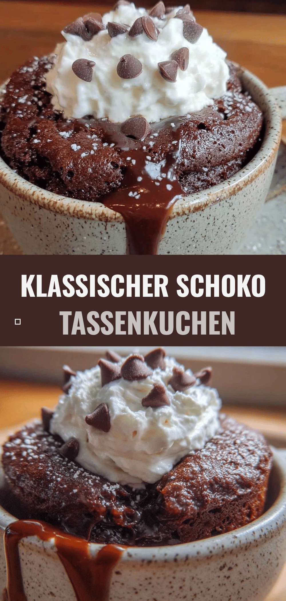 Schneller Schokoladen-Tassenkuchen in 2 Min: 2x für Familie 5 Schokoladen-Tassenkuchen recipe
