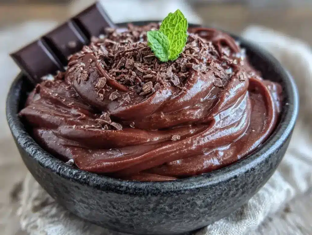 veganes Schoko-Avocado-Mousse - featured image