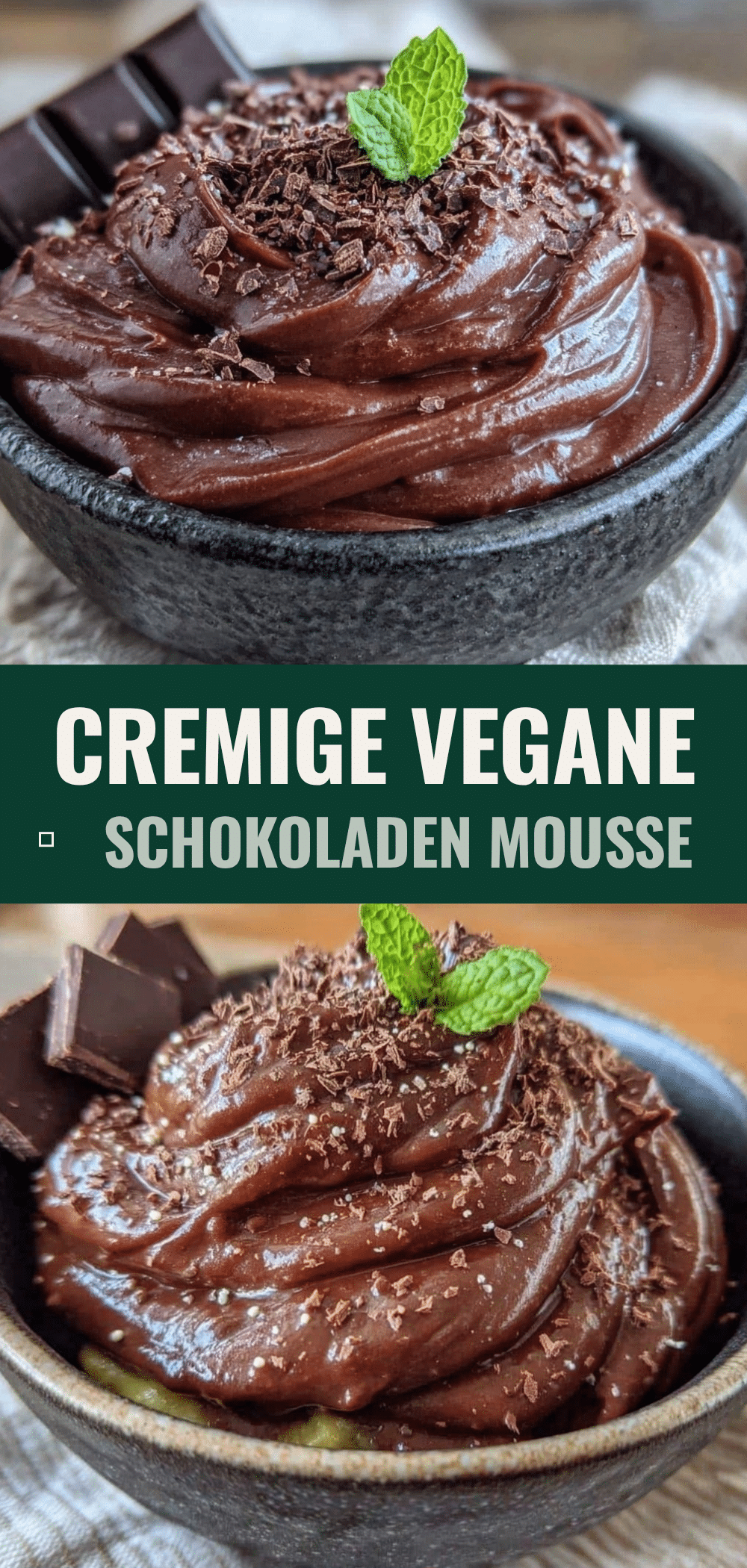 Veganes Schoko-Avocado-Mousse: 4 Zutaten, günstig & kinderleicht 5 veganes Schoko-Avocado-Mousse recipe