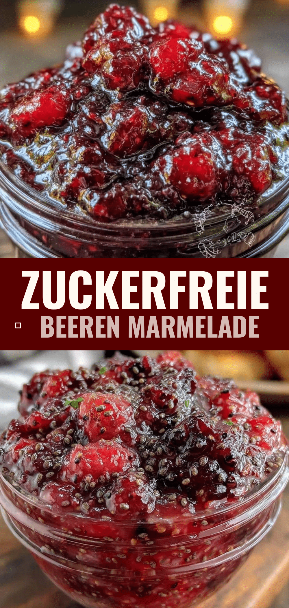 Zuckerfreie Beeren-Chia Marmelade: 10 Min. & günstig 5 zuckerfreie Beeren-Chia-Marmelade recipe