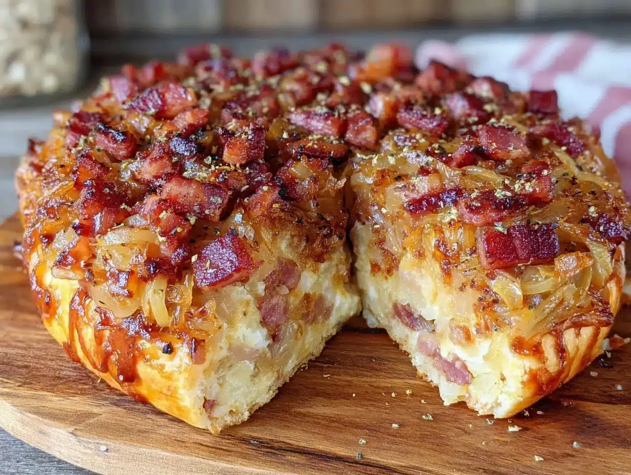 Zwiebelkuchen mit Speck: 10 Budget-Ideen 4 Zwiebelkuchen mit Speck preparation steps