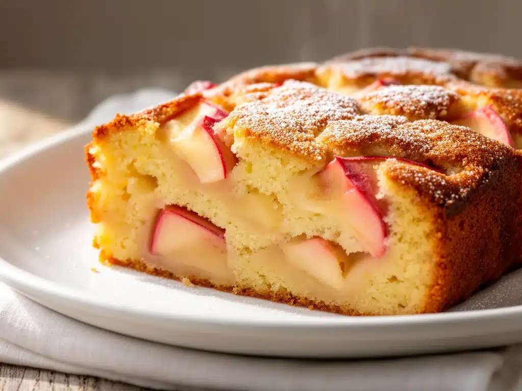 Apfelkuchen ohne Mixer - featured image