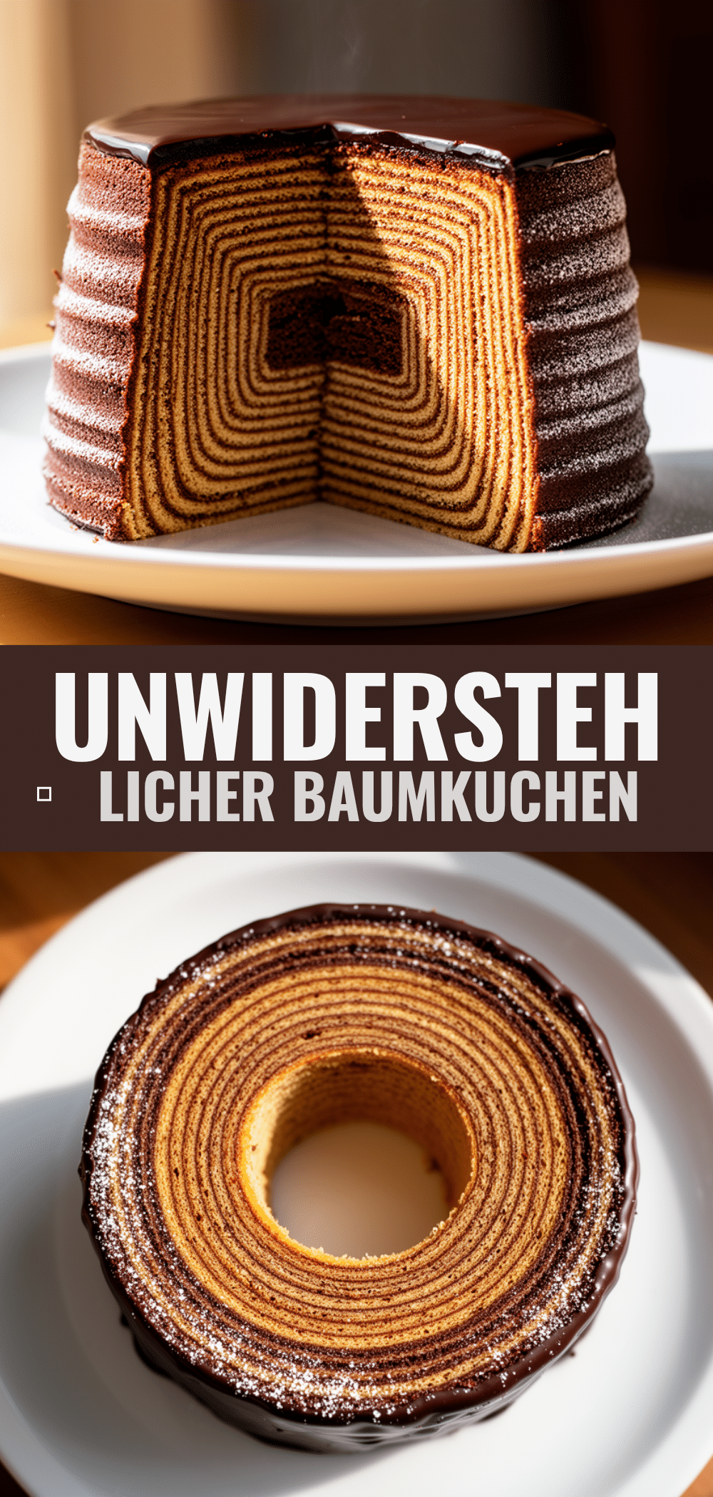 Baumkuchen mit dunkler Schokolade: 7 Schichten perfekt 5 Baumkuchen mit dunkler Schokolade recipe