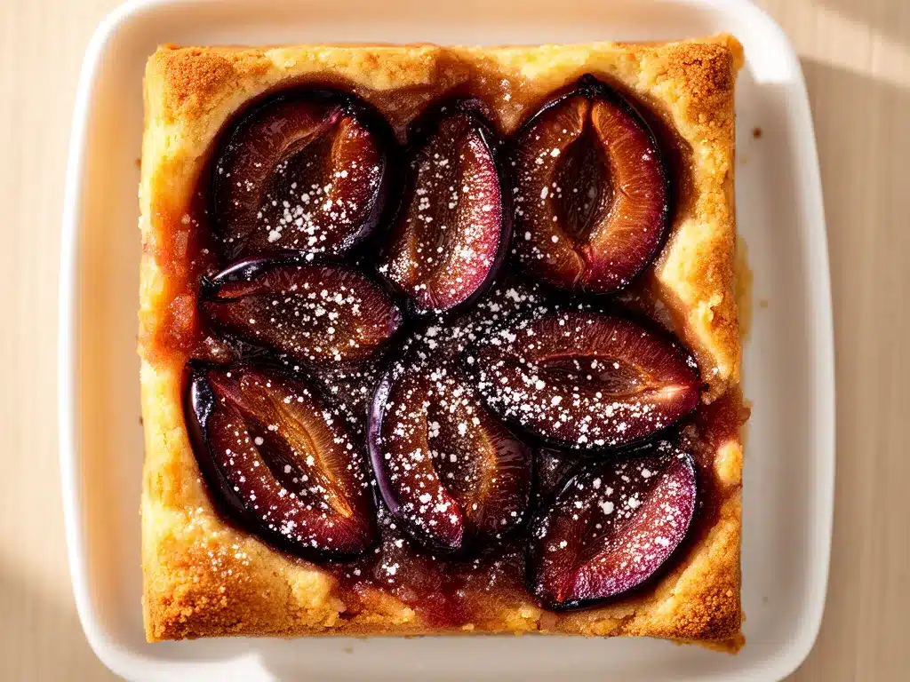 Bayerische Zwetschgendatschi: Der beste, knackige Kuchen 4 Bayerische Zwetschgendatschi preparation steps