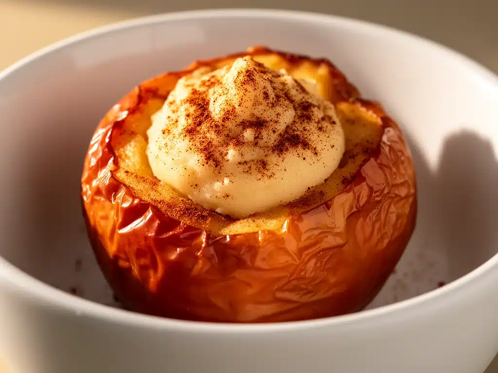 Bratapfel mit Marzipan und Zimt - featured image