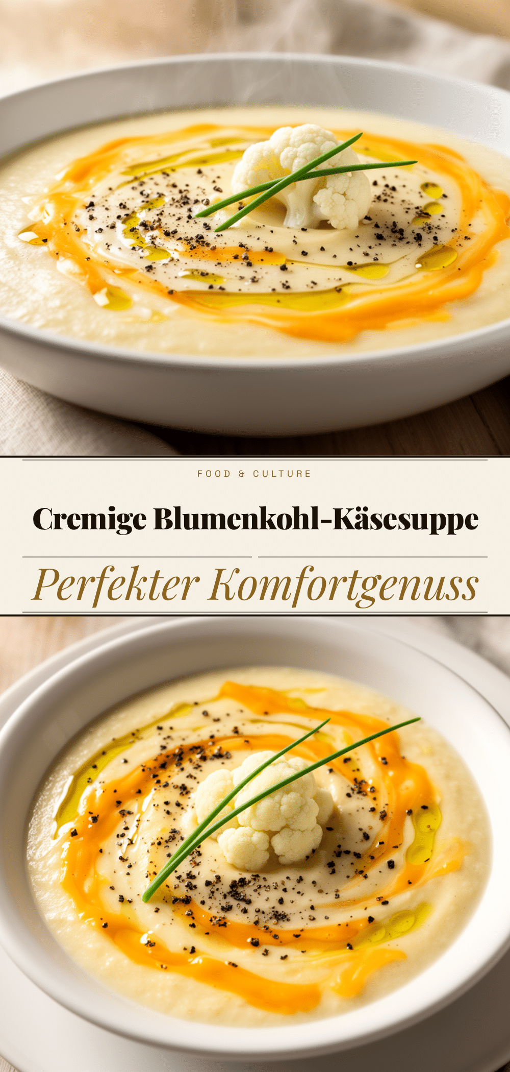 Cremige Blumenkohl-Käsesuppe: Das perfekte Rezept 5 Cremige Blumenkohl-Käsesuppe recipe