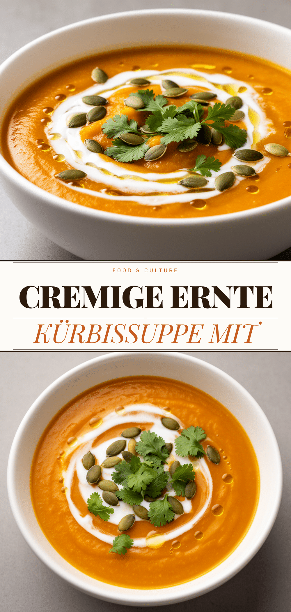 Cremige Erntedank Kürbissuppe: Einfach & Schnell in 20 Min 5 Cremige Erntedank Kürbissuppe recipe
