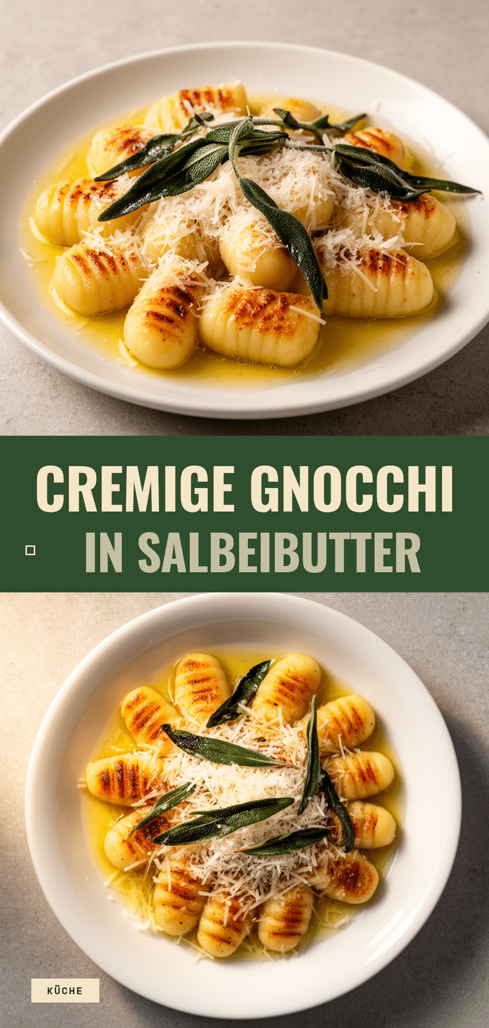 Cremige Gnocchi in Salbeibutter: Das perfekte 15-Minuten-Abendessen 5 Cremige Gnocchi in Salbeibutter recipe