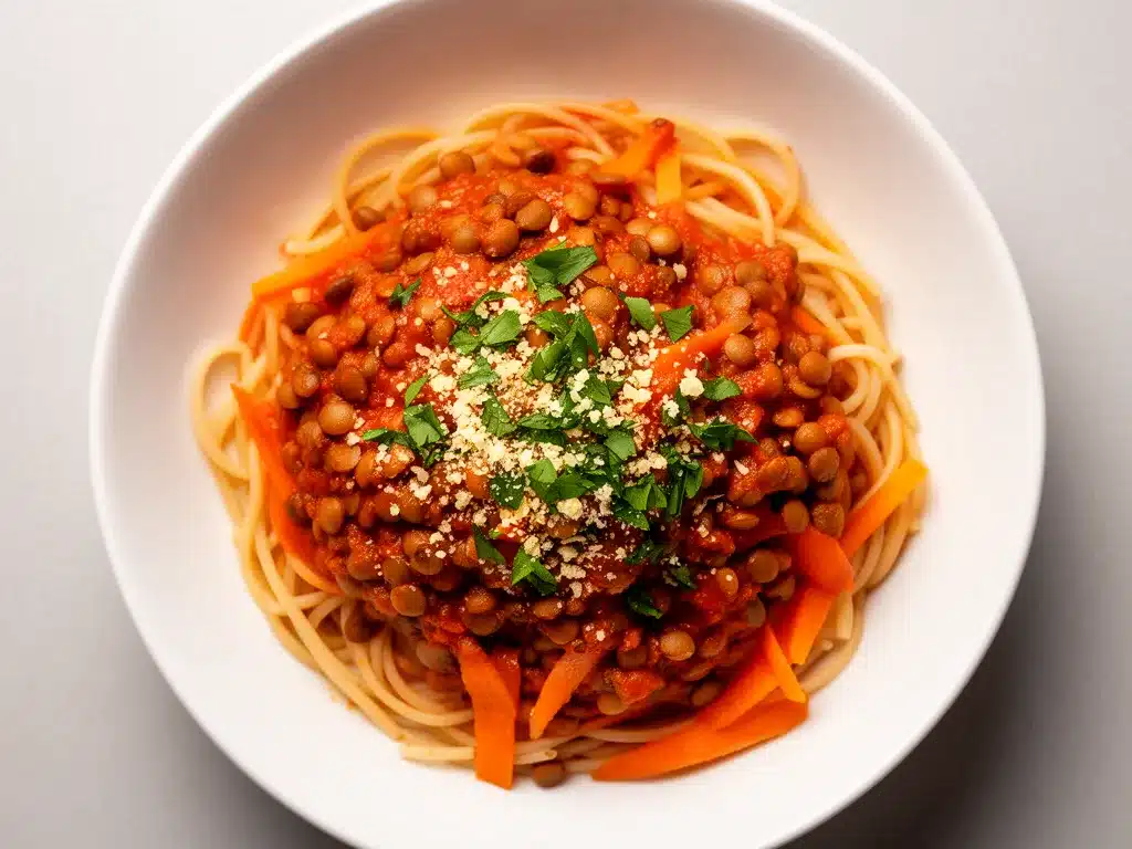 Cremige Linsenbolognese: Die beste vegane Pasta in 20 Min 4 Cremige Linsenbolognese preparation steps