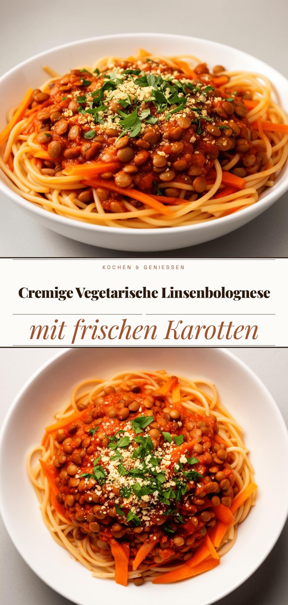 Cremige Linsenbolognese: Die beste vegane Pasta in 20 Min 5 Cremige Linsenbolognese recipe