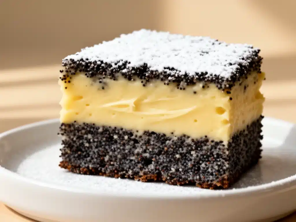 cremige Mohn-Torte nach Omas Rezept - featured image