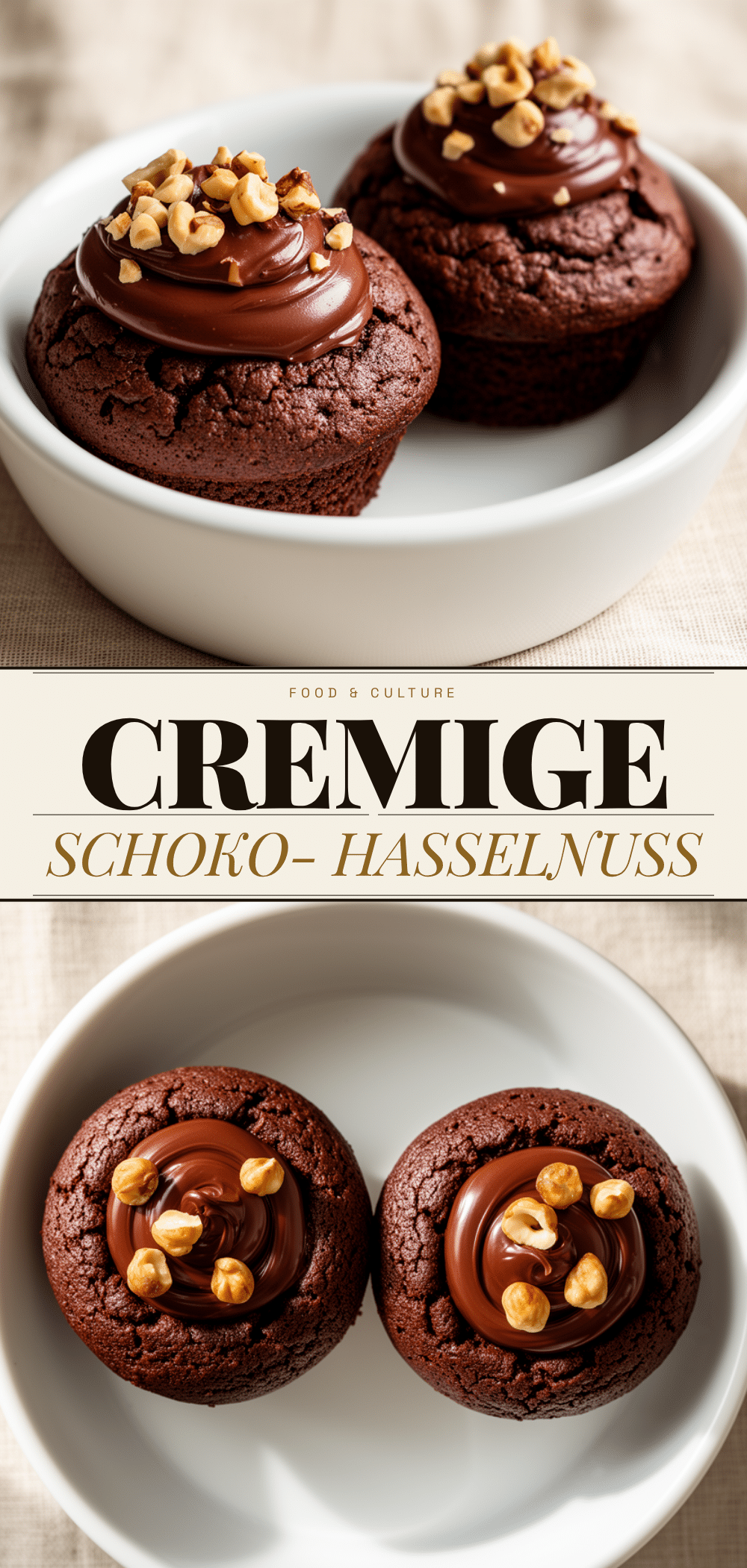 Cremige Schoko-Haselnuss Muffins: 5-minuten Rezept 5 Cremige Schoko-Haselnuss Muffins recipe