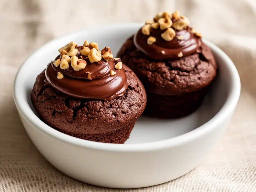 Cremige Schoko-Haselnuss Muffins - featured image
