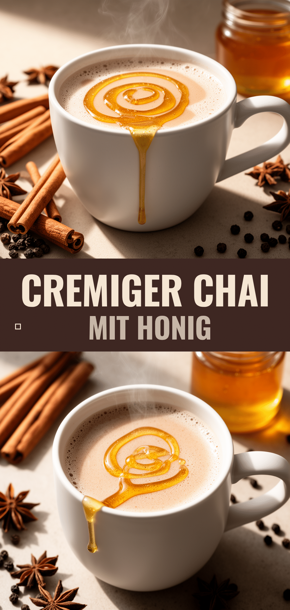 Cremiger Chai Latte: Bestes Rezept 5 cremiger Chai Latte mit Honig recipe