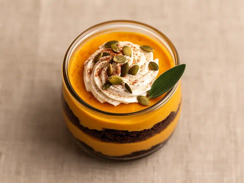 Cremiger Herbst Kürbis Cheesecake im Glas: 10 Min. Rezept 4 Cremiger Herbst Kürbis Cheesecake im Glas preparation steps