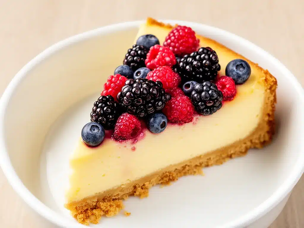 Cremiger Käsekuchen mit Waldbeeren: Das perfekte Rezept 4 Cremiger Käsekuchen mit Waldbeeren preparation steps