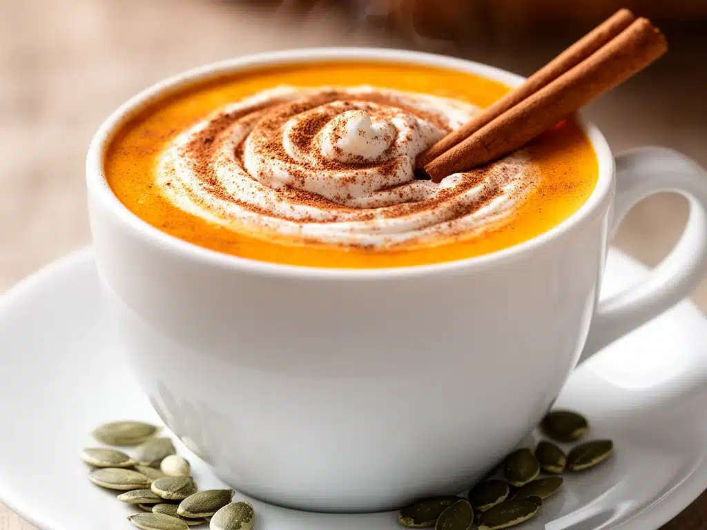 Cremiger Kürbis-Chai-Latte - featured image