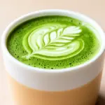 Cremiger Matcha Latte mit Hafermilch - featured image